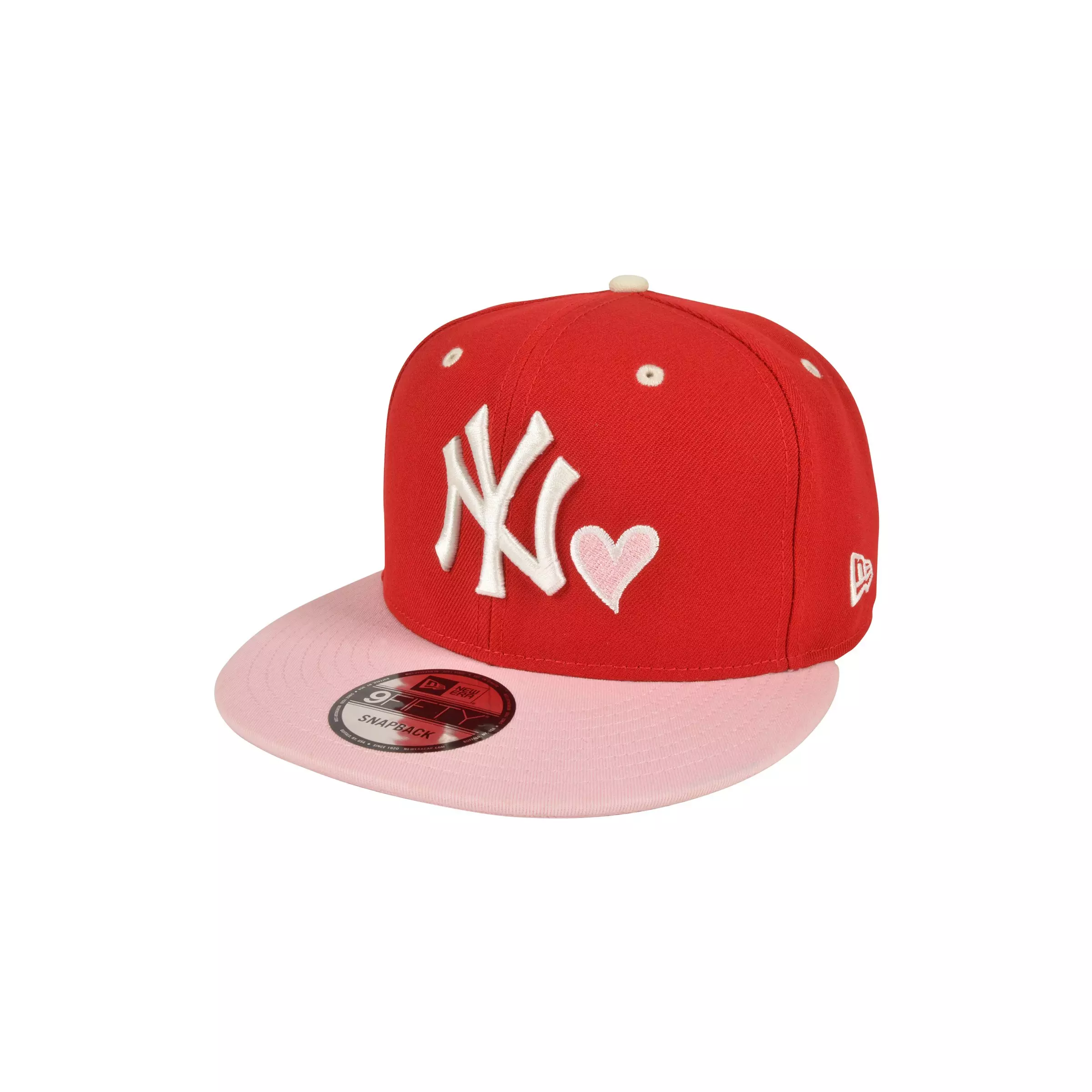 BASICKS×NEWERA YANKEES HEART CAP New York Yankees Navy Pink Heart 27X – CAP USA NYC
